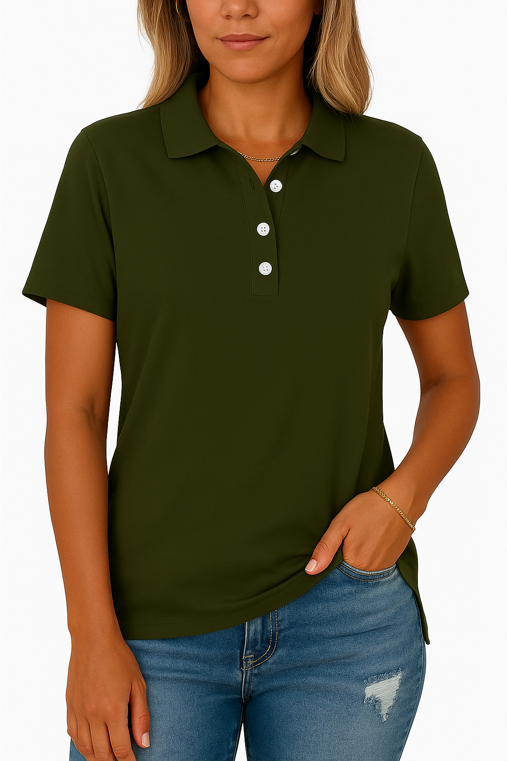 Julia – Breathable Polo Shirt with an Elegant Look