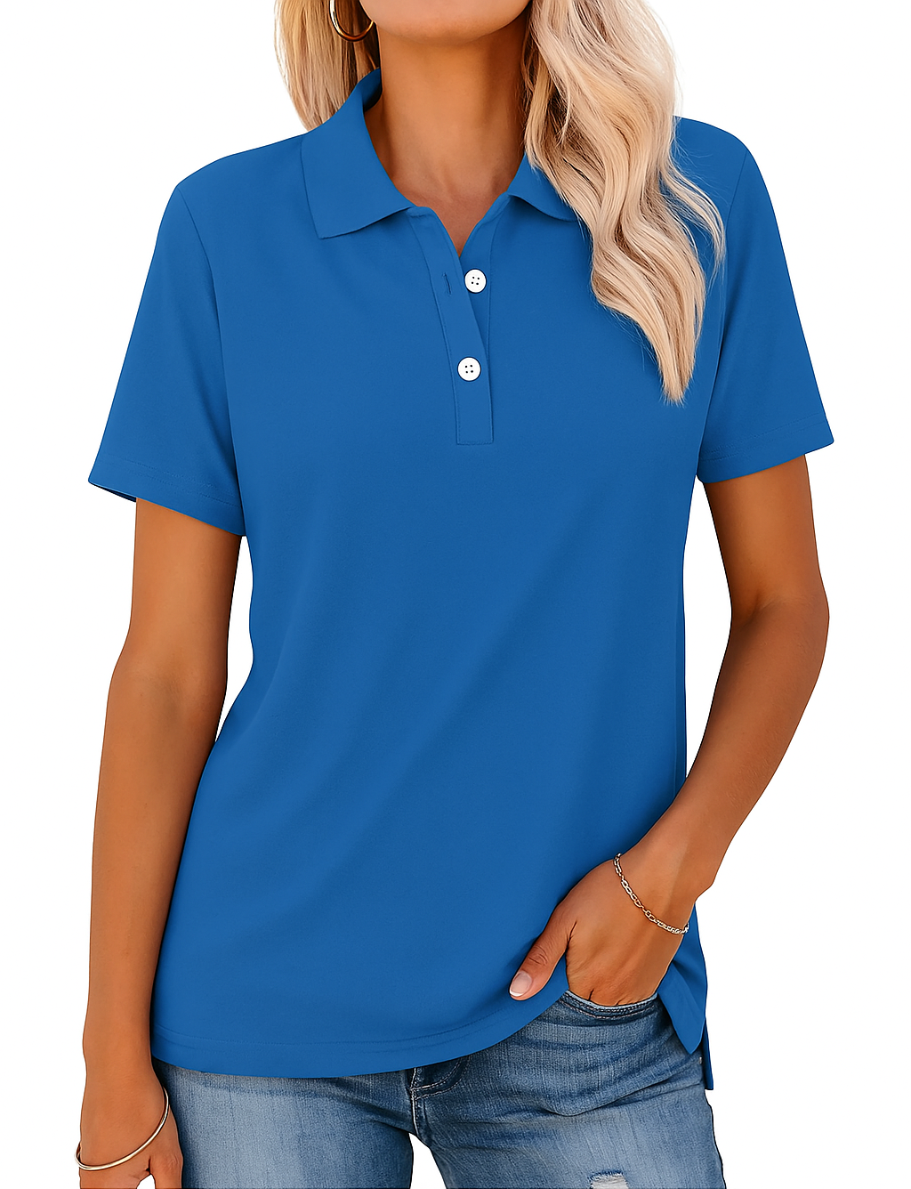 Julia – Breathable Polo Shirt with an Elegant Look