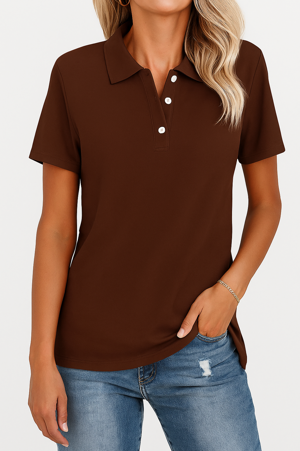 Julia – Breathable Polo Shirt with an Elegant Look