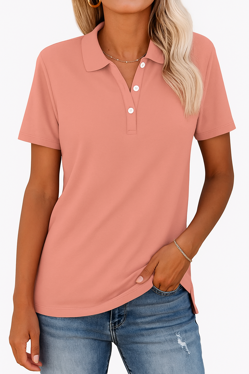 Julia – Breathable Polo Shirt with an Elegant Look
