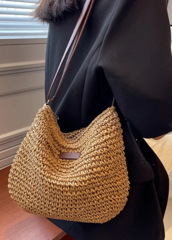 Drift | Straw shoulder bag