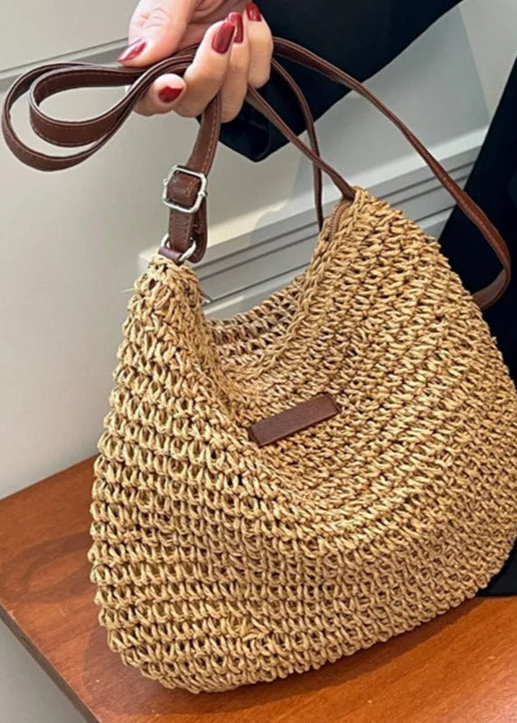 Drift | Straw shoulder bag