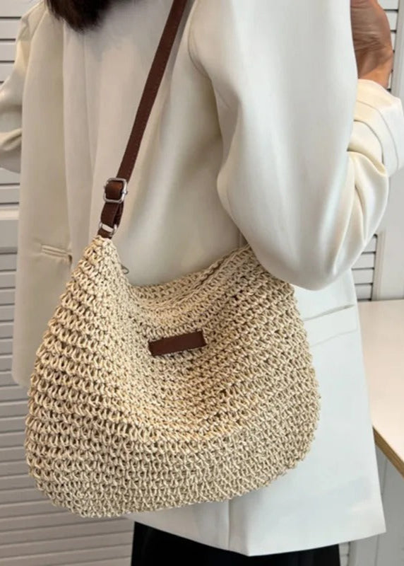 Drift | Straw shoulder bag