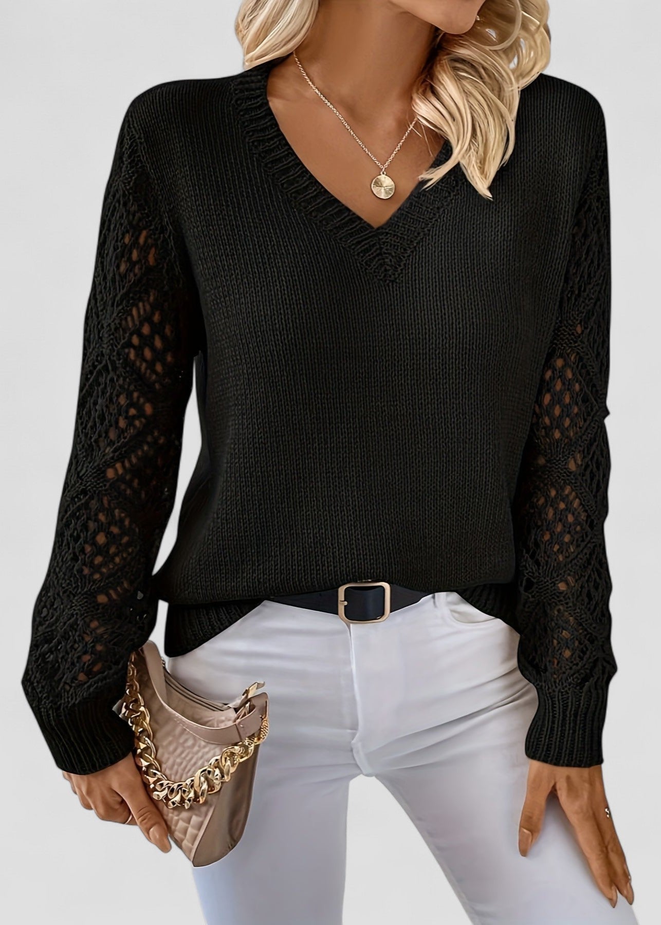 The Eléna Knit | V-Neck Sweater