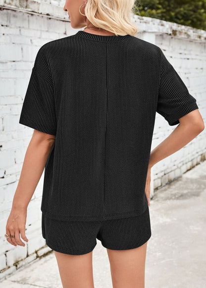 The Arlette Ribbed Loungewear Set