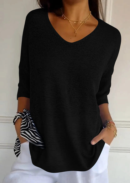 Liora | V-Neck Twist Top