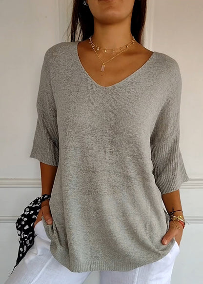 Liora | V-Neck Twist Top