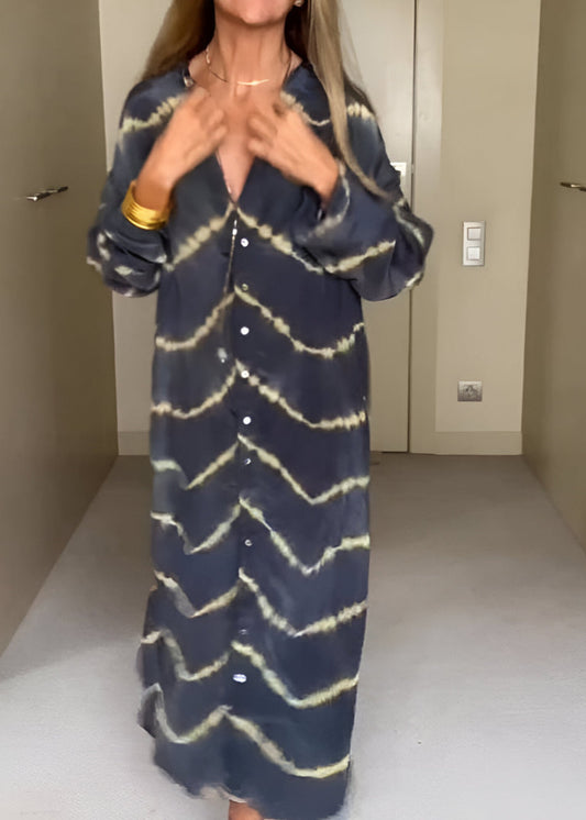 Juul | Boho Striped Maxi Dress