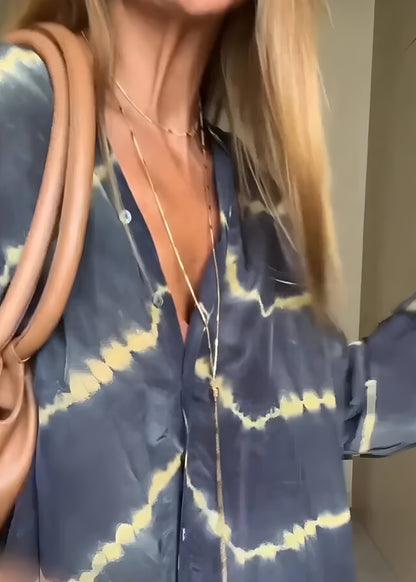 Juul | Boho Striped Maxi Dress