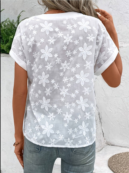 Amara – Elegant White Blouse