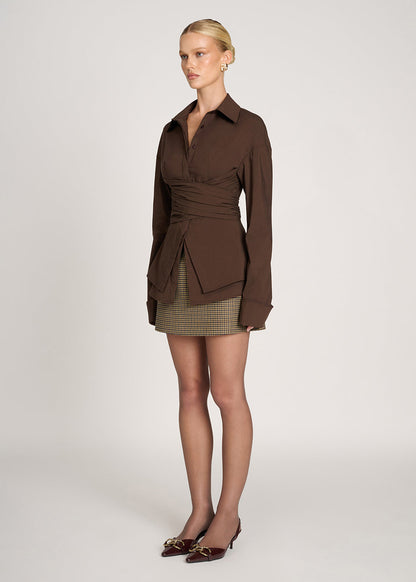 The Avalon Tailored Wrap Shirt