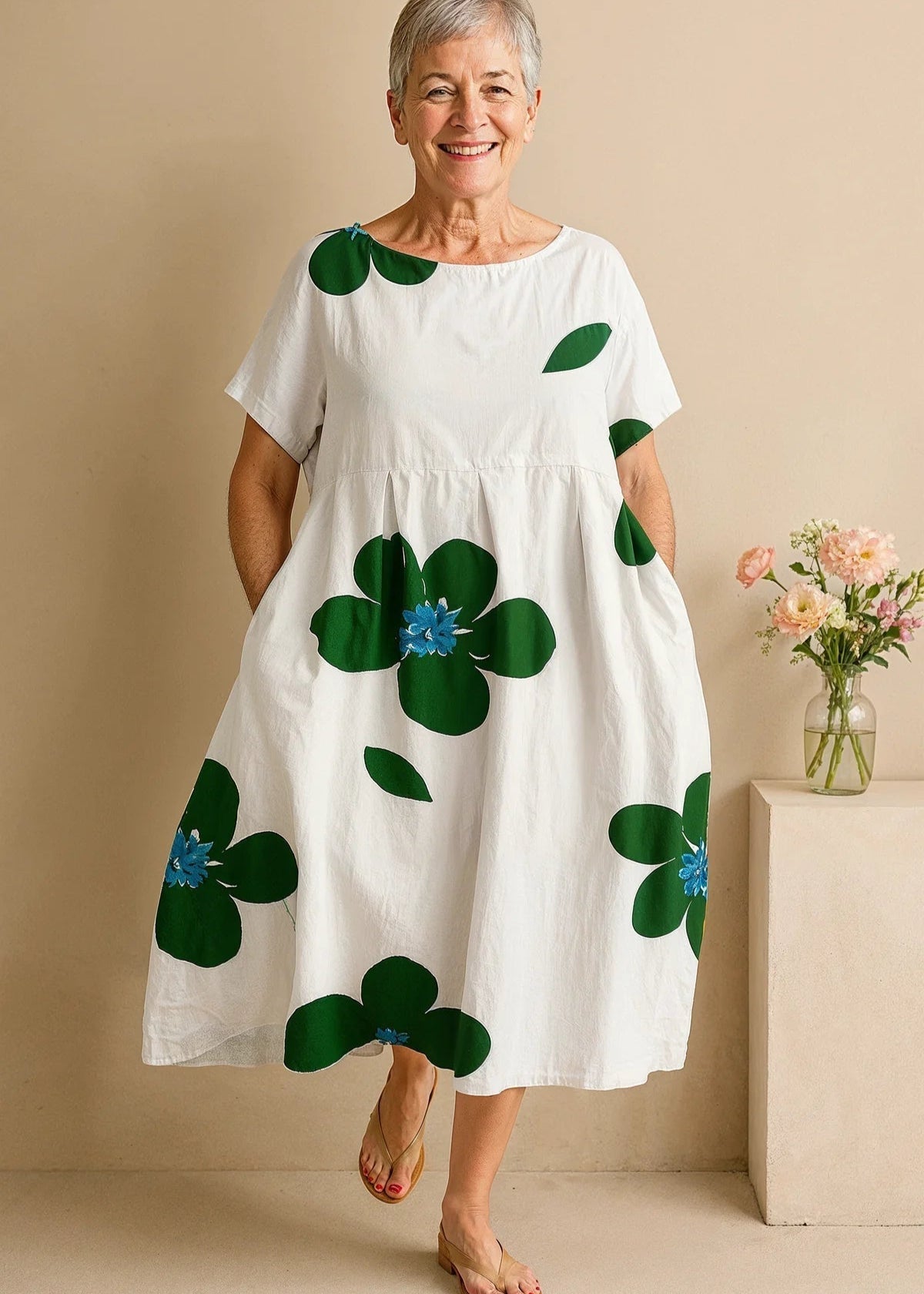 Amara | Elegant Women's Dress With Tummy Coverage