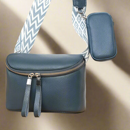Zara | Refined Leather Shoulder Bag