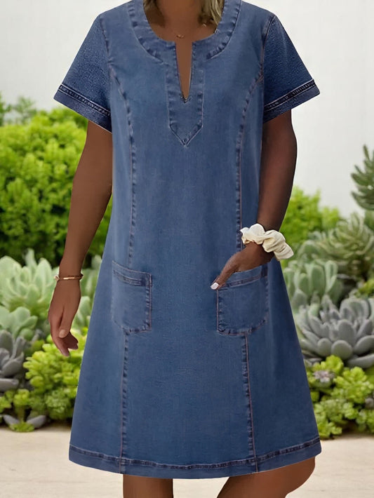 Josefin | Soft Denim Dress