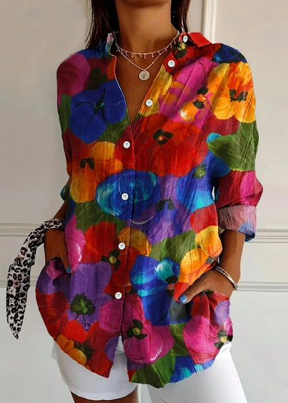 Elara | Colourful Vibes Blouse 💗