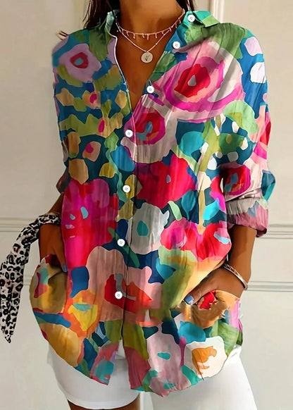 Elara | Colourful Vibes Blouse 💗