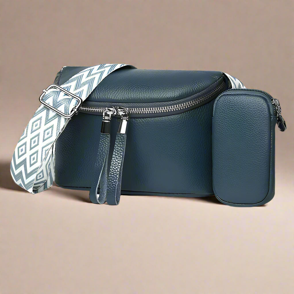 Zara | Refined Leather Shoulder Bag