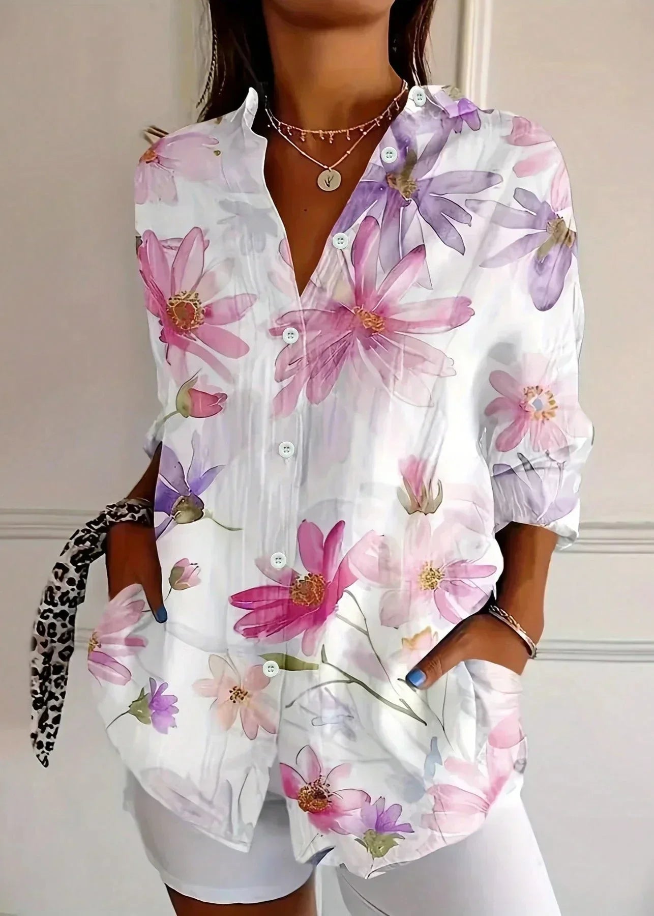 Elara | Colourful Vibes Blouse 💗