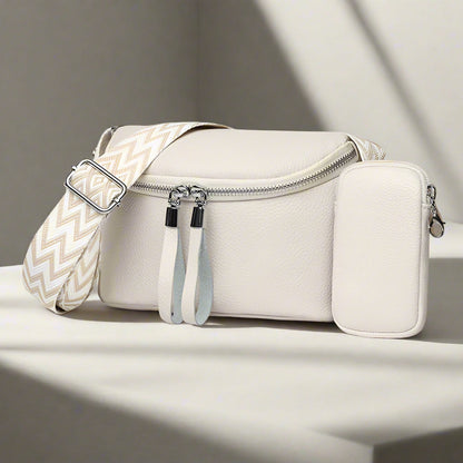 Zara | Refined Leather Shoulder Bag