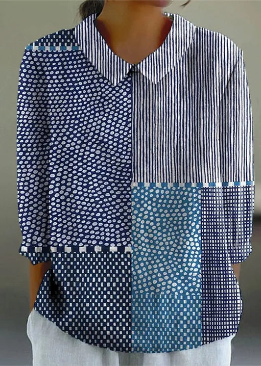 Claire | Vintage Colorful Blouse