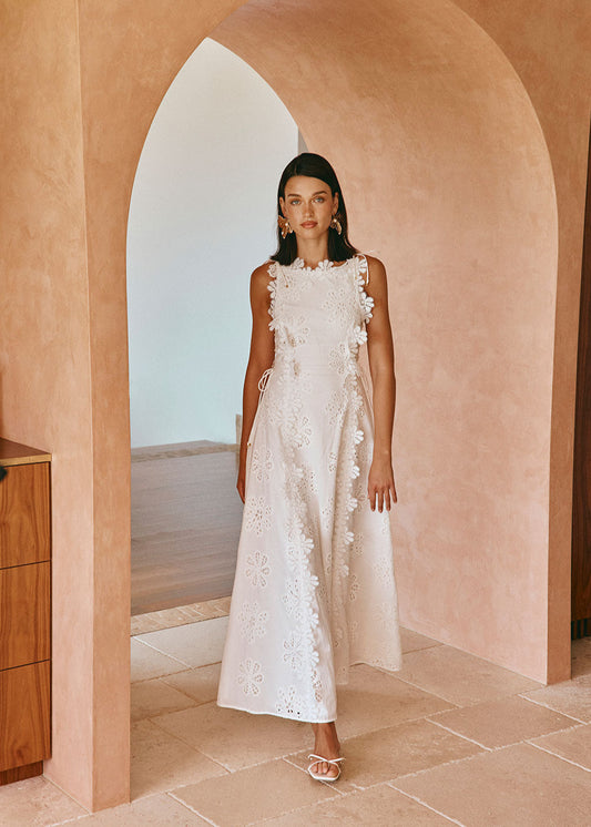 LORENA | Designer Print Maxi Dress