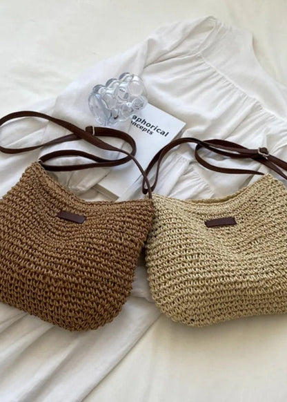 Drift | Straw shoulder bag