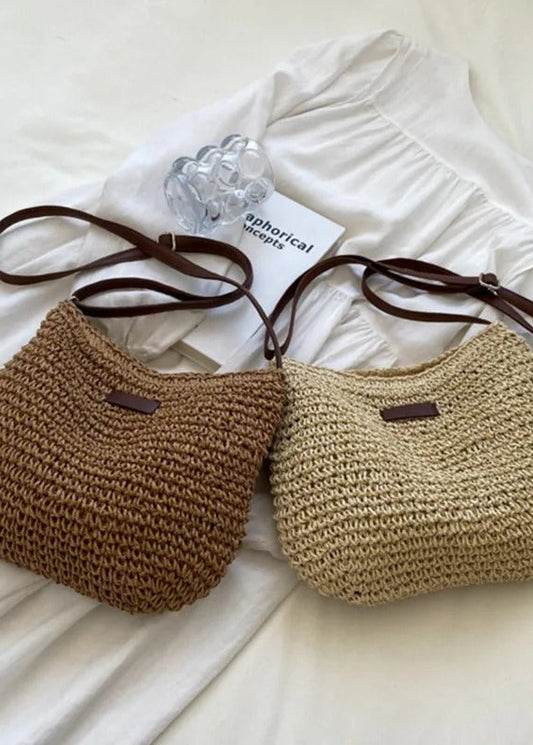 Drift | Straw shoulder bag