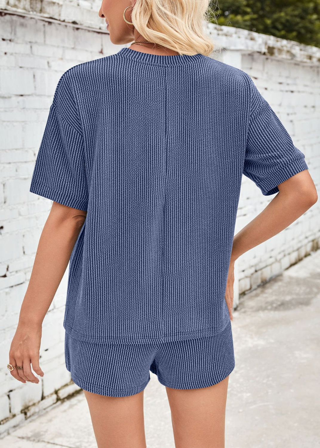 The Arlette Ribbed Loungewear Set