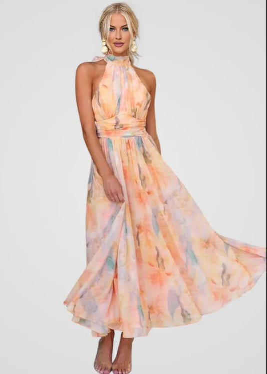 Peach Blossom Dress